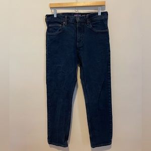Patagonia dark wash jeans. 32”x30”. Straight leg.